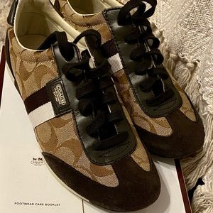 COACH Joss Sneakers size 6 with box and care directions